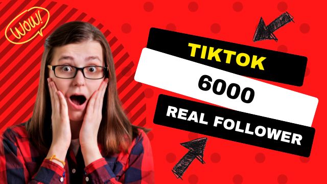 You will get Organic 6000 Tiktok followers