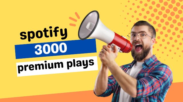 Get 3000 Spotify High-Quality Premium Plays