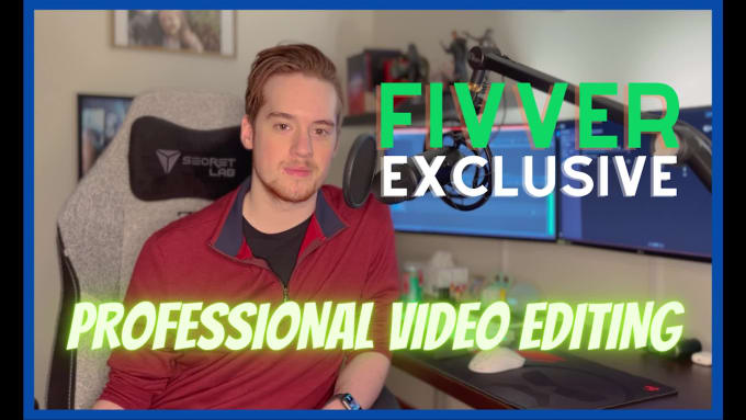 I will be your professional video editor