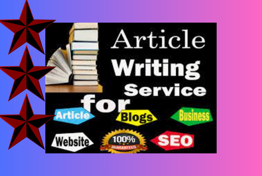 I will create SEO optimized article & content for website & blog