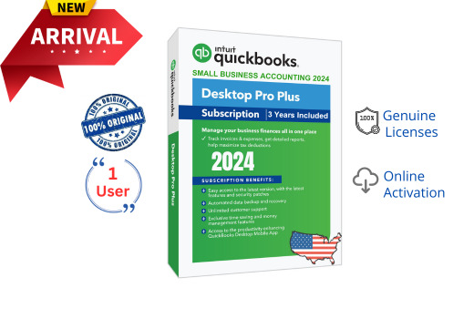 Quickbooks Desktop Pro Plus 2024 – 3 Year Subscription Original License