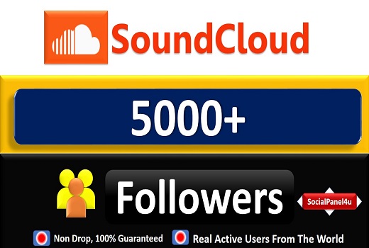 SOUNDCLOUD PROMOTION – 5000 Followers, non drop guarantee