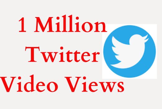 Get 1 Million + Twitter Video Views, Non-Drop, User guaranteed