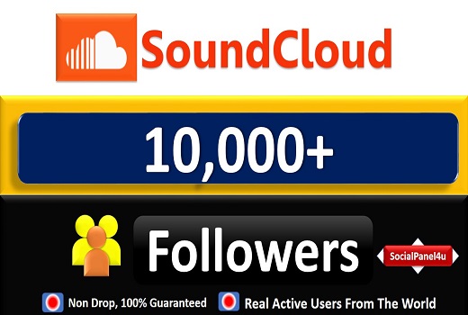 SOUNDCLOUD PROMOTION – 10,000 Followers, non drop guaranteed