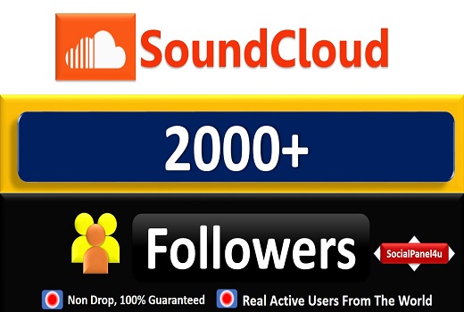 SOUNDCLOUD PROMOTION – 2000 Followers, non drop guaranteed