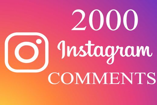 2000 Instagram non drop comments instant