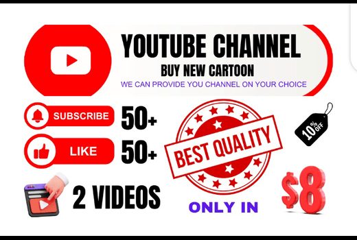 Get Ready-Made YouTube Channels with Earning Potential! 🚀🎉"