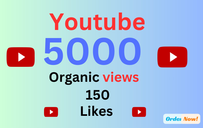 5000+ Youtube views to your video for Lifetime || 100% Organic with 150 Likes