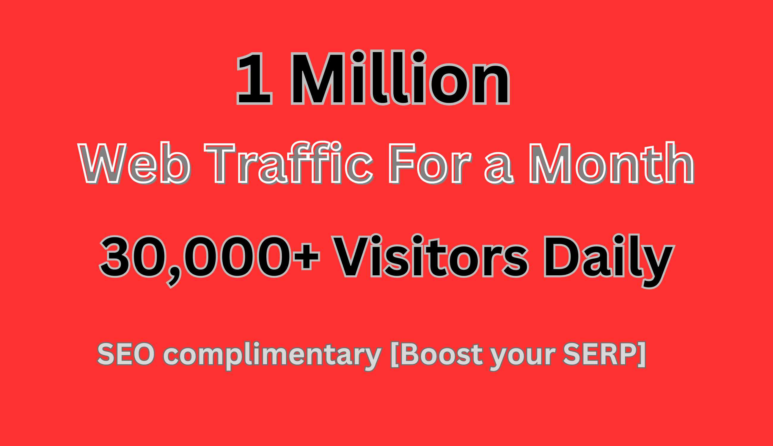 1 Million Real Visitors to your website blogger for search Engines