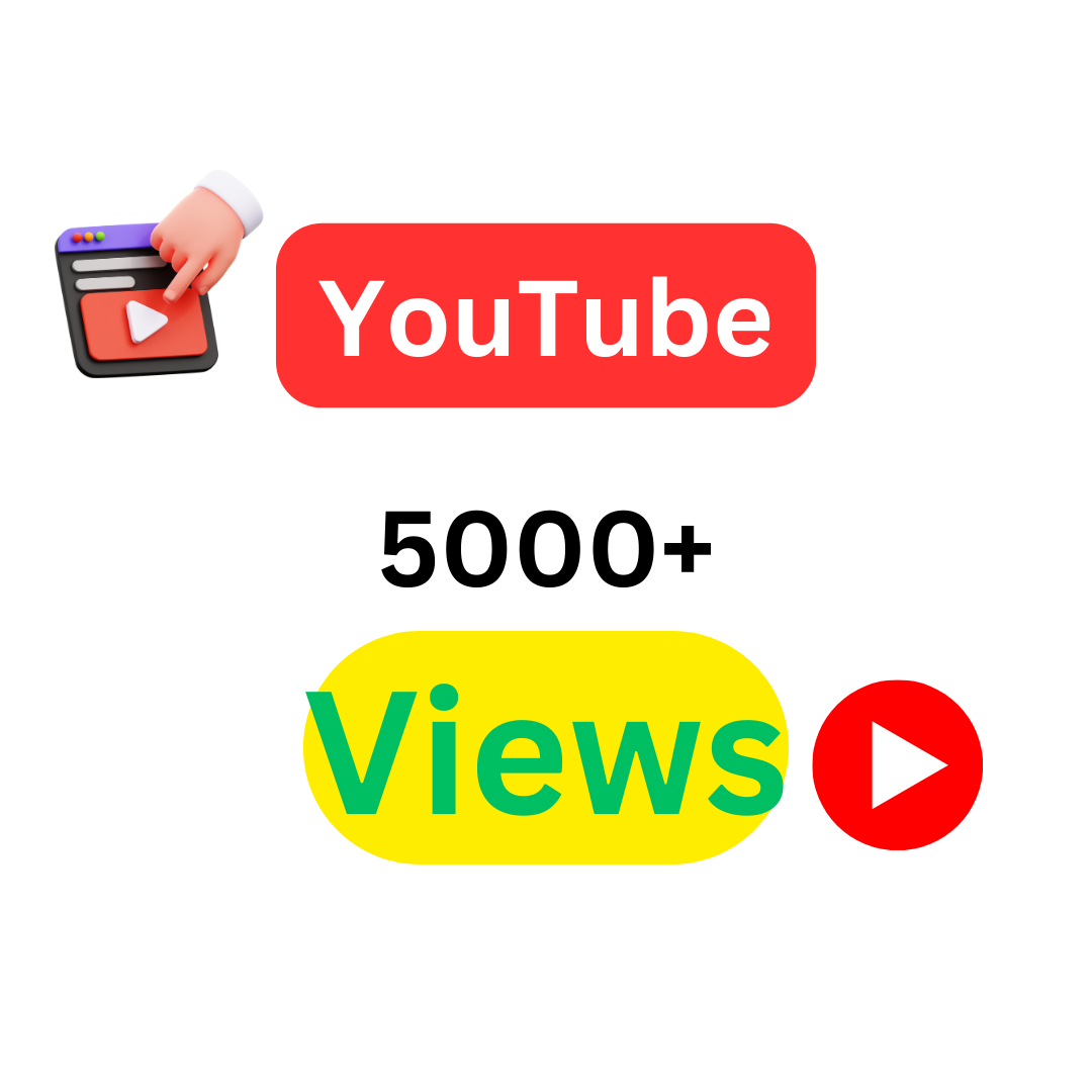 You will get 5000+ Organic YouTube Views| YouTube real audience | YouTube views