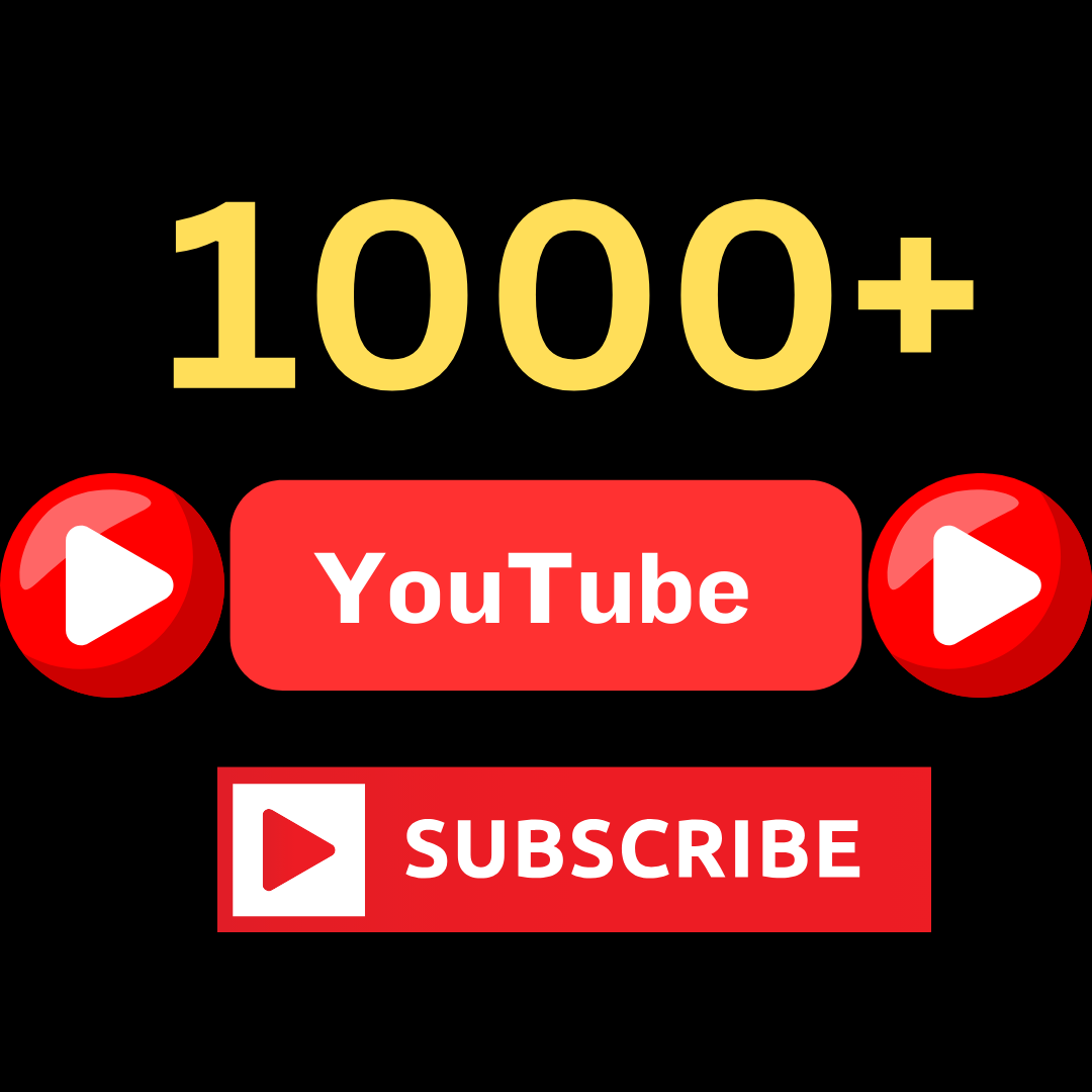 You will get Organic 1000+ YouTube Subscriber in your Channel, Non Drop Guaranteed