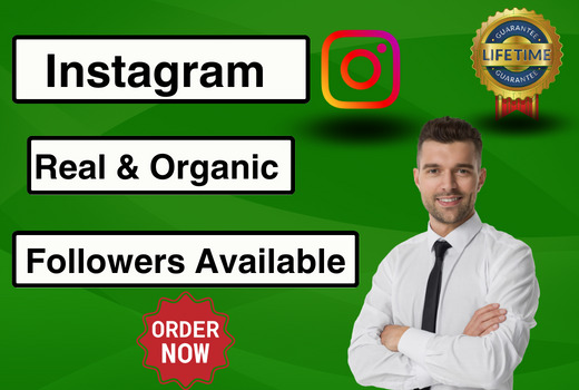 I will provide you 2000 Instagram Real and organic followers with non drop life time guarantee