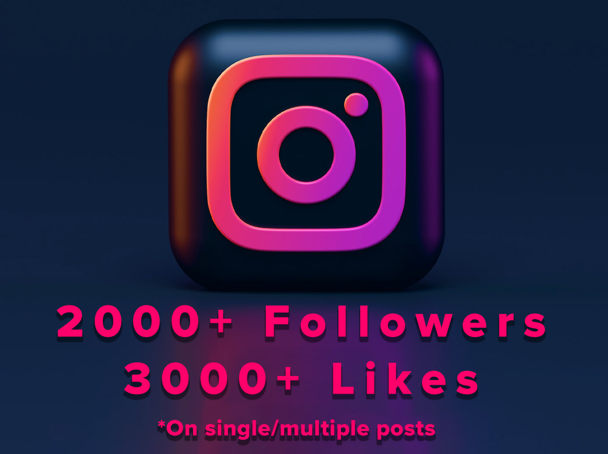 Instagram Marketing || 2000+ Followers|| 3000+ Likes