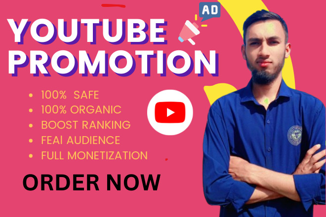 Organic YouTube channel promotion and monetization