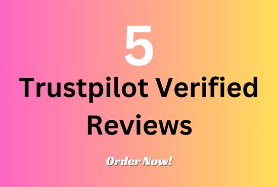 Buy 5  Trustpilot Verified Reviews Service In Your Business