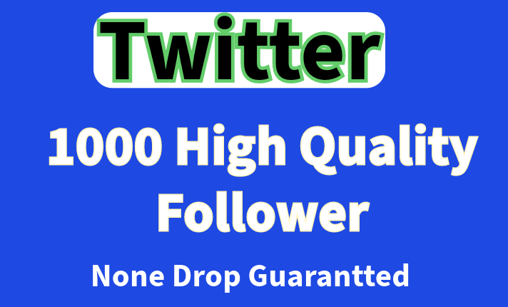 You will get Organic 1000+ Twitter Followers Real And Active
