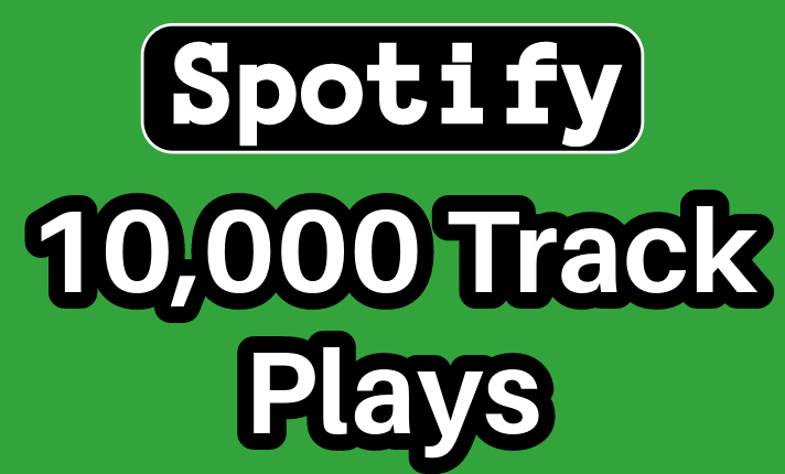 You will get 10,000+ Spotify track plays Spotify promotion Life time guaranteed