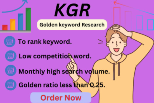I’ll optimize KGR keyword research for rank websites.