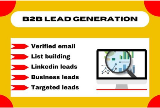 Your targeted b2b lead generation and list building with data entry