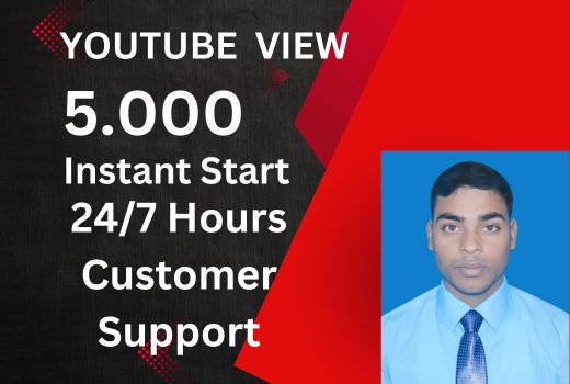 I will Add 5000 Manually High Quality YouTube Promotion Instan Start