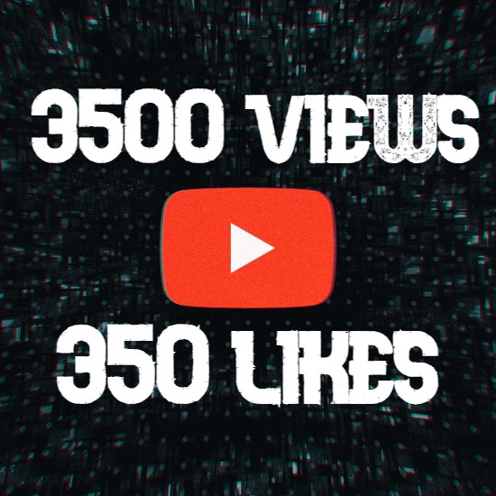 Get 3500 YouTube Views With 350 Likes and 35 Comments, Lifetime guaranteed