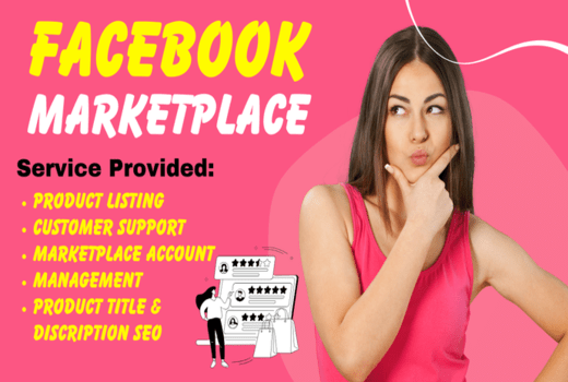 I will list and sell your products on Facebook marketplace