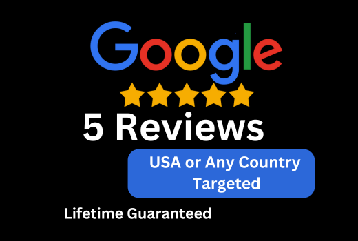 Google Review 5 Permanent Five Star on your Website nonedrop and lifetime guaranteed.