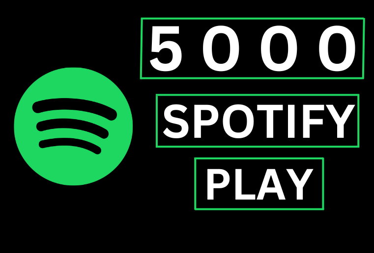 5000 Spotify Plays, High Quality, Royalties Eligible Non – Drop  AND lifetime Guaranteed.
