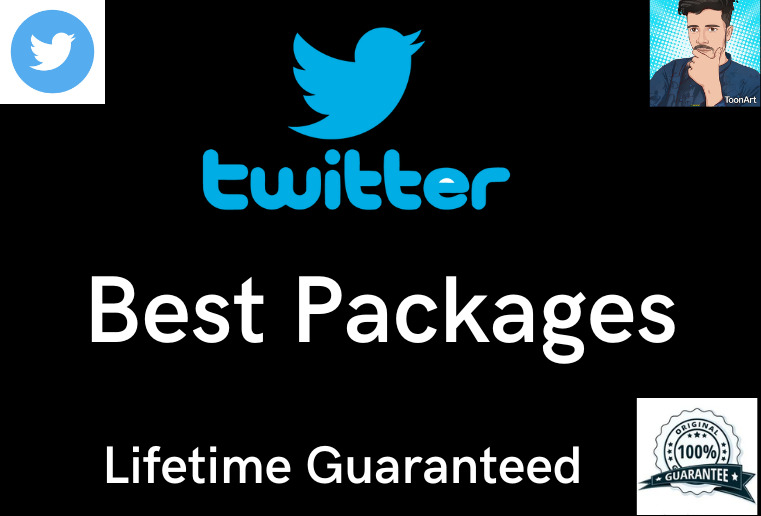 I Will Get Twitter HQ Packages, Non-Drop and Lifetime Guaranteed.