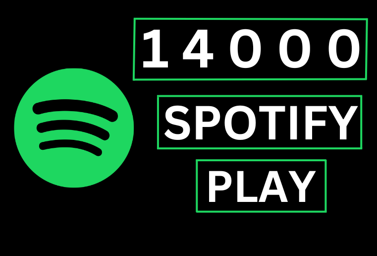 14,000 Spotify Plays, High Quality, Royalties Eligible Non – Drop  AND lifetime Guaranteed.
