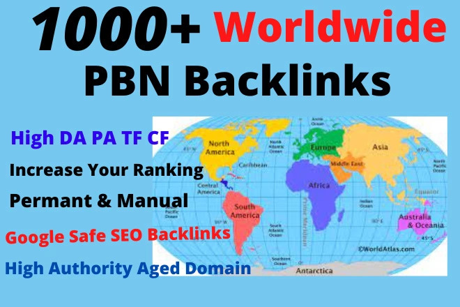 High Quality 1000+ Permanent Homepage Worldwide PBN Web 2.0 Backlinks