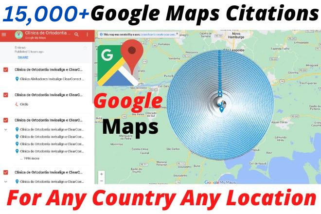 15,000+ Google Maps Citations for Ranking GMB Local SEO Listings