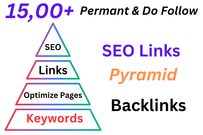 Do Follow 15,000+ SEO Link Pyramid Web 2.0 Backlinks High DA PA TF CF
