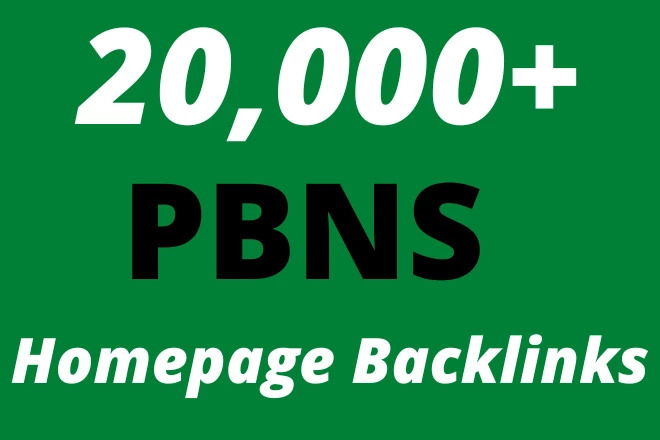 Do Follow 20,000+ Permanent Homepage PBN Web 2.0 Backlinks High DA 50+ PA 40+