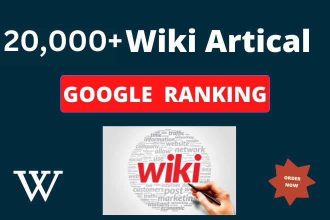 20,000+ High Authority Powerful Wiki Article Backlinks