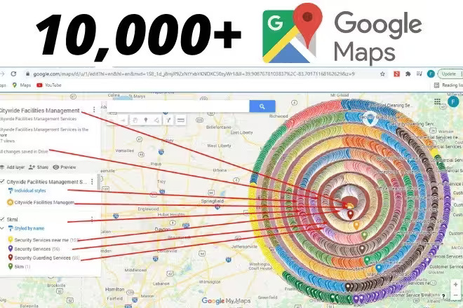 10,000+ Google map citations which will optimize your Google Maps place/business page.
