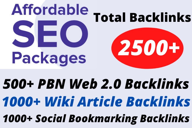 2500+ SEO Backlinks Package that Will Help Your Site Ranking on Google