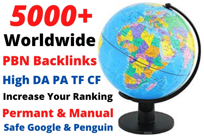 Unique 5000+ Permanent Homepage Worldwide PBN Web 2.0 Backlinks