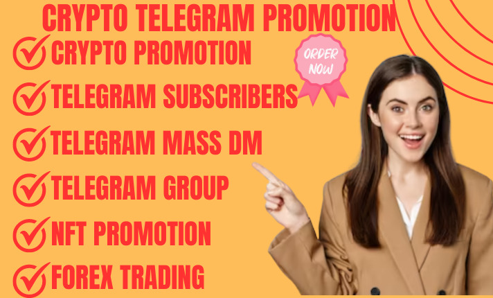 I will grow crypto telegram promotion telegram subscribers tread follower telegram user