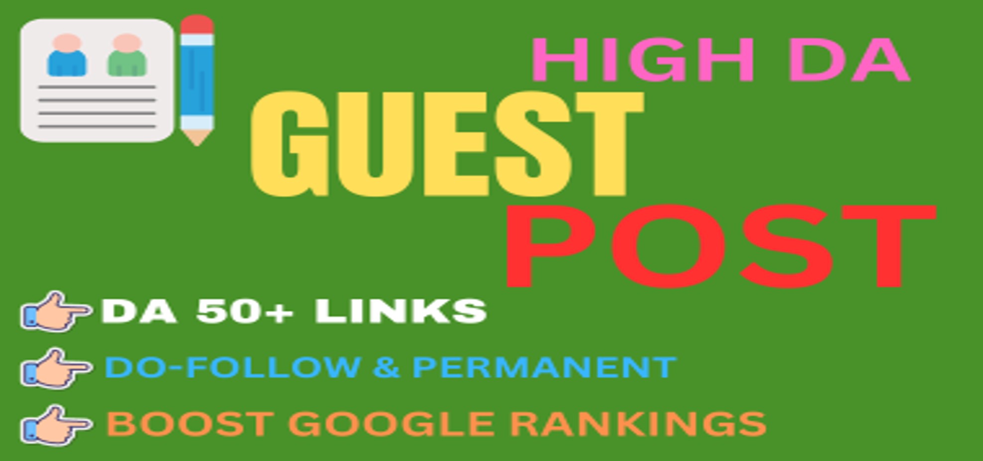 I will publish guest post backlink high da site