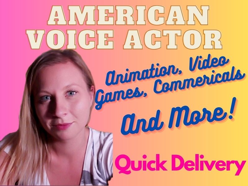 I will be your midwestern north american voice over artist