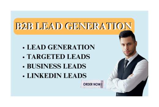 I will do high quality b2b linkedin leads and email lists