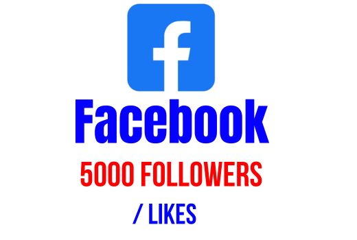 Get 5000+ Facebook Page Likes / Followers, Real user, Non-drop, Lifetime guaranteed