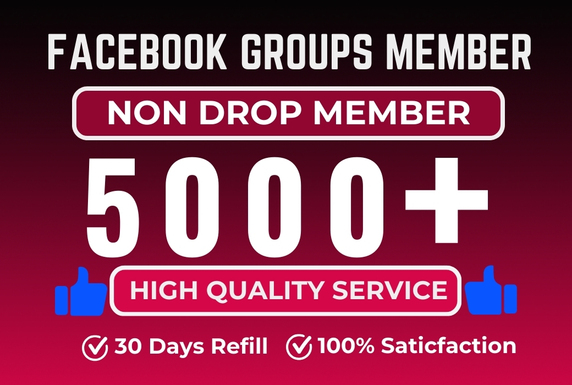 Get 5000+ Facebook Groups Member Non Drop