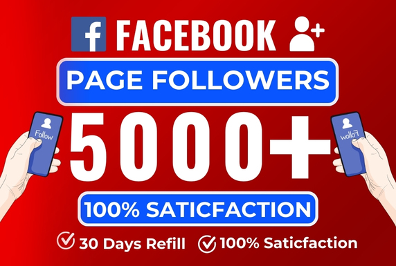 You Will Get 5000+ Facebook Page Followers