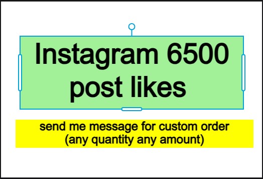 Instagram 6500 post likes guaranteed