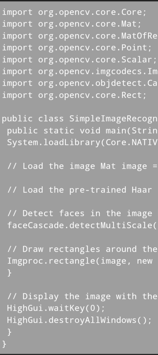 A simple image recognition programming in java.