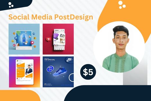 Create Unique Social Media Post Design With Us.