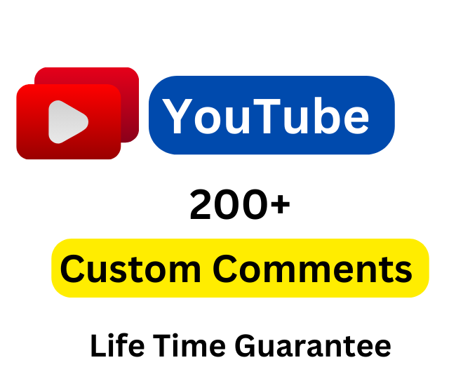 YouTube 200+ Custom Comments Permanent