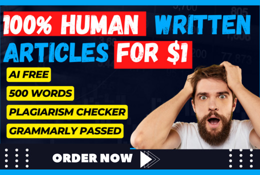 You will get Authentic Handwritten Articles – 100% Human Crafted, Zero AI